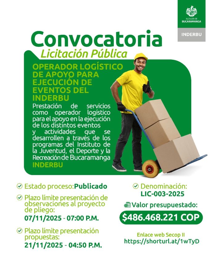 convocatoria operador logistico 2025