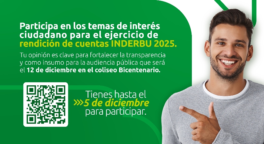 Rendición de cuentas INDERBU 2025